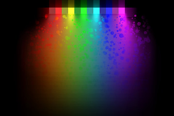 Image showing abstract rainbow colors