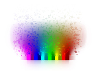 Image showing abstract rainbow colors