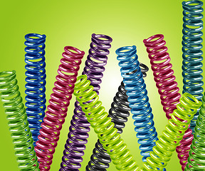 Image showing metal springs