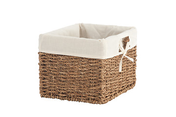 Image showing handmade laundry basket