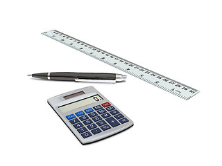 Image showing Measuring and calculating