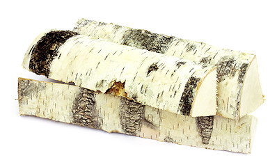 Image showing Birch  firewoods