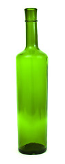 Image showing Bottle from green glass