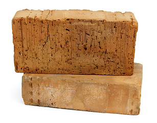 Image showing Two furnace brick