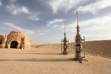 Image showing Missiles in the desert