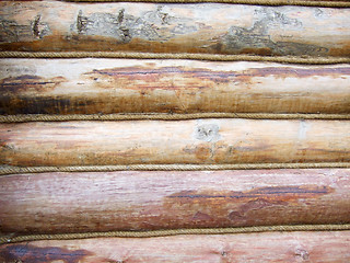 Image showing wooden logs