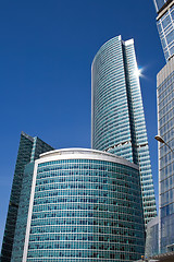 Image showing high business skyscraper