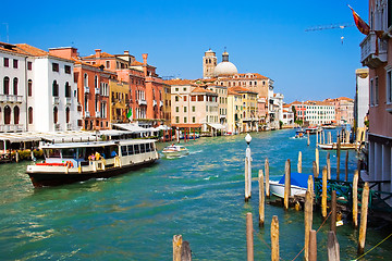 Image showing Vaporetto in Venice