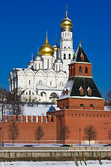 Image showing Moscow Kremlin and Churches