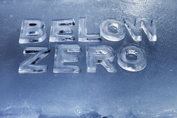 Image showing Below Zero