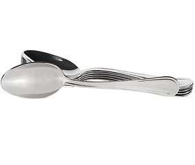 Image showing spoon set, silverware