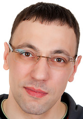 Image showing ortrait of a guy in glasses