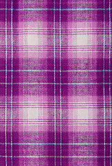 Image showing Purple cloth, checkered background