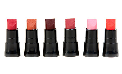 Image showing Small set in a number of lipstick