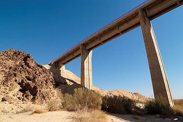 Image showing Bridge in the desert