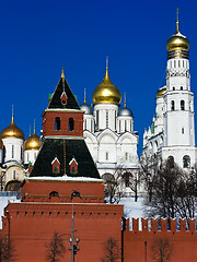 Image showing Moscow Kremlin and Churches