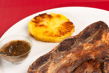 Image showing Churrasco with chimichurri