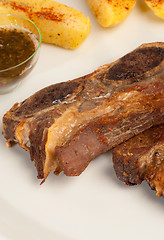 Image showing Churrasco with chimichurri