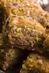 Image showing Baklava - traditional middle east sweet desert