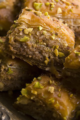 Image showing Baklava - traditional middle east sweet desert