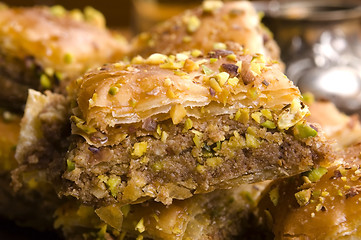 Image showing Baklava - traditional middle east sweet desert