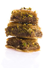 Image showing Baklava - traditional middle east sweet desert