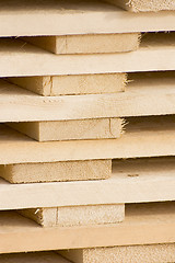 Image showing Wooden planks