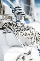 Image showing Sailboat detail