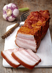 Image showing smoked bacon