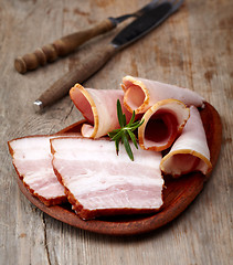 Image showing smoked bacon