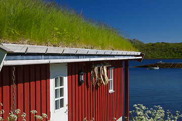 Image showing Rorbu hut