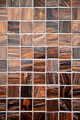 Image showing Brown marble tiles