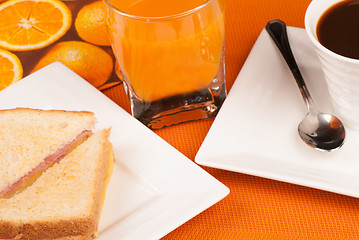 Image showing Breakfast sandwich