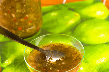 Image showing Chimichurri steak sauce