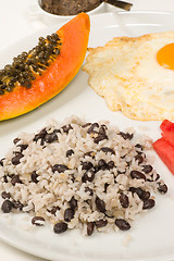 Image showing Central American breakfast