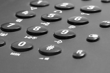 Image showing phone keypad detail