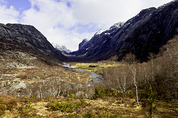 Image showing dale in the mountains of norway