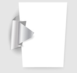 Image showing Presentation template with origami element