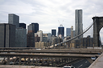 Image showing View from Brooklyn Bridge