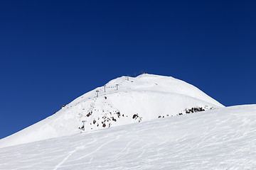 Image showing Ski resort at Caucasus Mountains