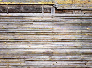 Image showing Wooden wall