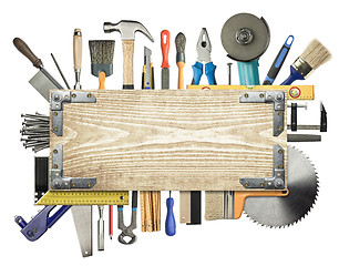 Image showing Carpentry background