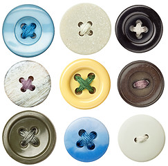 Image showing Sewing buttons