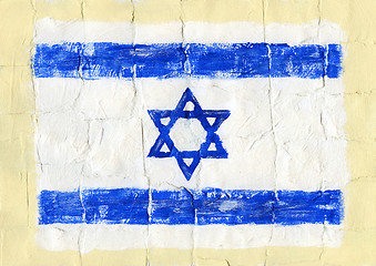 Image showing Painted flag