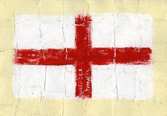 Image showing Painted flag