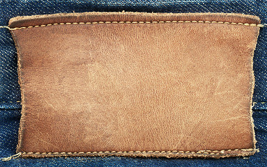 Image showing Jeans label