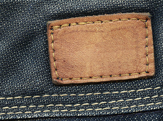 Image showing Jeans label