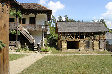 Image showing historic agricultural buildings