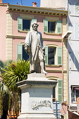 Image showing statue Lord Brougham Cannes France 