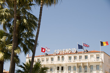 Image showing famous hotel architecture Cannes France